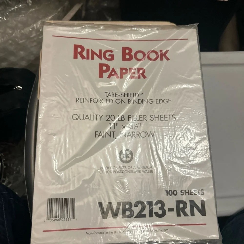 Sparco Brand 3 Ring Binder Indexes - White Laminated‎ Tab 5 Tabs 22 Packs 2